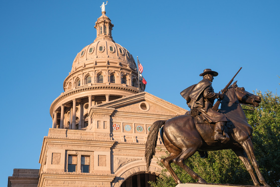 The Texas capitol