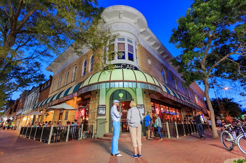 Pearl street mall in Boulder